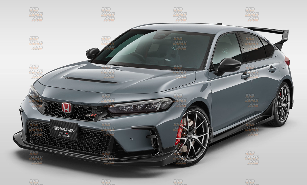 Mugen Aerodynamics GroupA Rear Under Spoiler Berlina Black - Civic